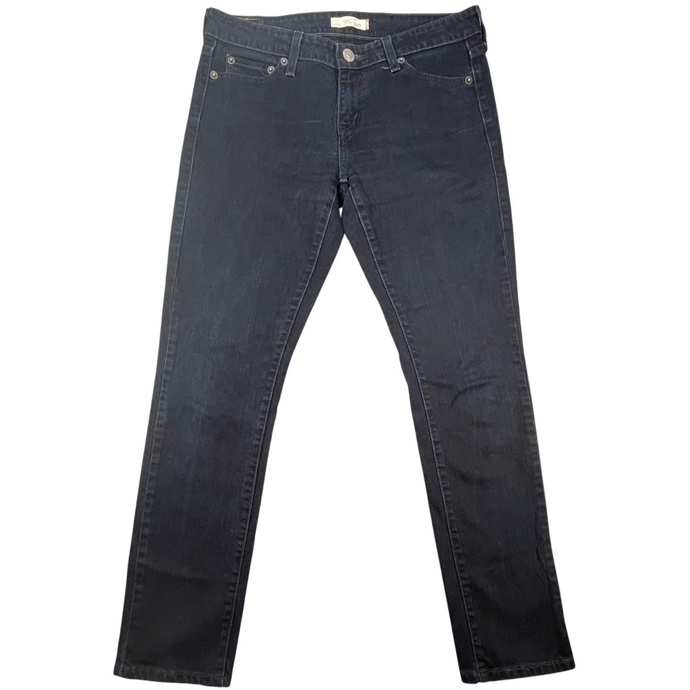 VTG Levi's Black 545 Y2K Low Skinny Stretch Denim Jeans Women 10M